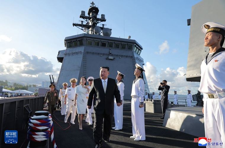 “姜健”號驅逐艦正式入列朝鮮海軍