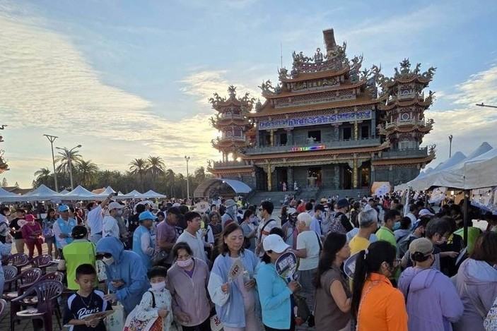 台灣馬公海洋文化漁樂祭成另類“選舉造勢場”